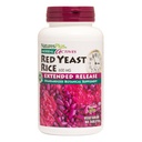 NaturresPlus Herbal Actives Red Yeast Rice, Extended Rilis - 600mg, 60 Vegan Tablet - Herbal Supplemen - Kolesterol Dukungan - Vegetarian, Gluten- Bebas - 60
