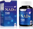 Tambahan NAD Baru - Lipomal NAD + Tambahan dengan Resveratrol 90 Count 1500MG