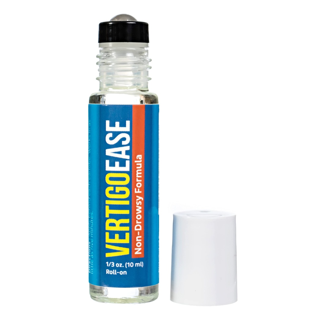 Dasar Vertigo Vigor Ease Rolll-On (10ml) - Natural & Fast-Acting Vertigo and Dizziness Support with Lavender, Ginger, Frankinapple & Espine & Estives - Combat Travel Sickness