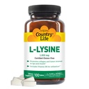 COUNTRY LIFE VITAMINS L- Lysine 1000 Mg dengan B-6, 2,5 Pounds