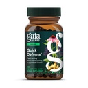 Gaia Herbs Quickless Defense - Fast- Acting Imune Supplemen * - Echinacea, Black Elderberry, Ginger & Andrographis - 20 Vegan Liquid Phyto- Kapsul (Persediaan Hari 2)