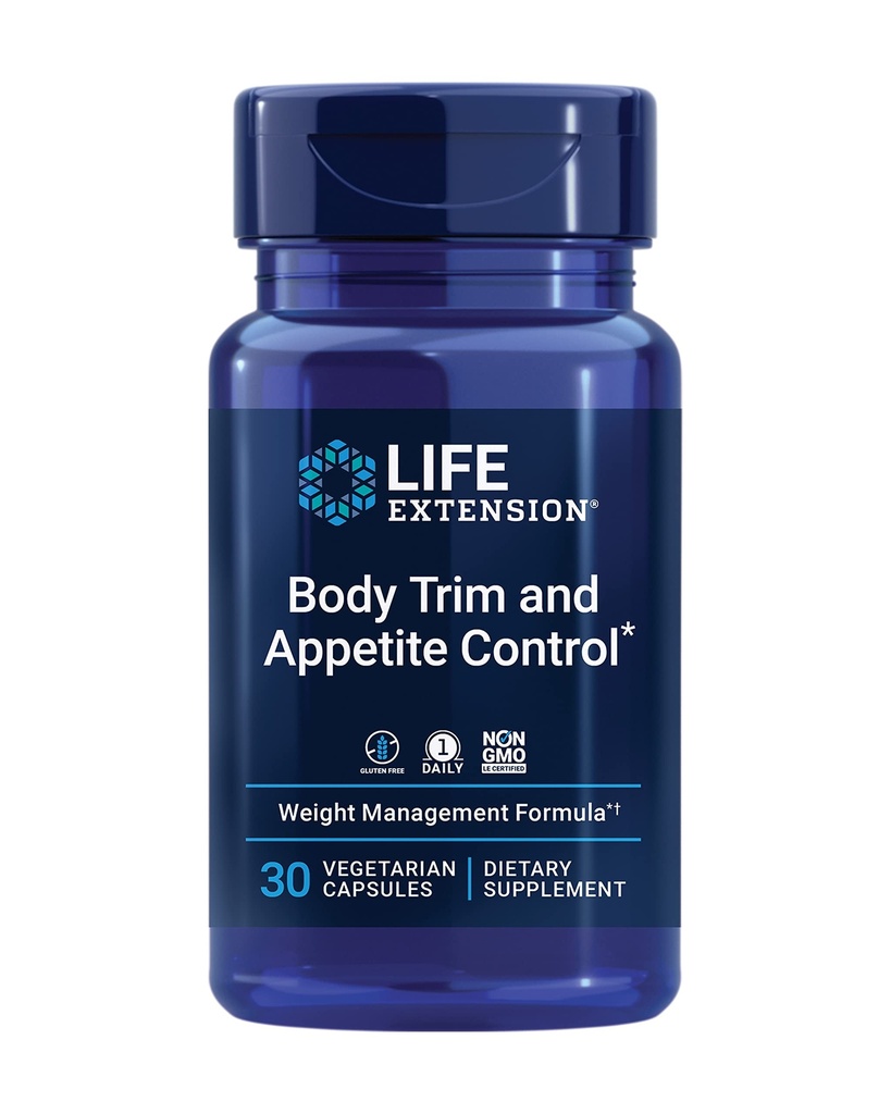Hidup Extension Body Trim dan Appetite Control, Lemon Verbena, Hibiscus, Healthy Weight, Promotes Satiety, Weight Management, Gluten Free, Non-GMO, 1-Daily, Vegetarian, 30 Capsules