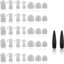 Hearing Aid Domes - Universal Domes for Hearing Aids - Size Small, Medium, Large & X- Large Earbud Replacements and BTE Hearing Sound Amplifier