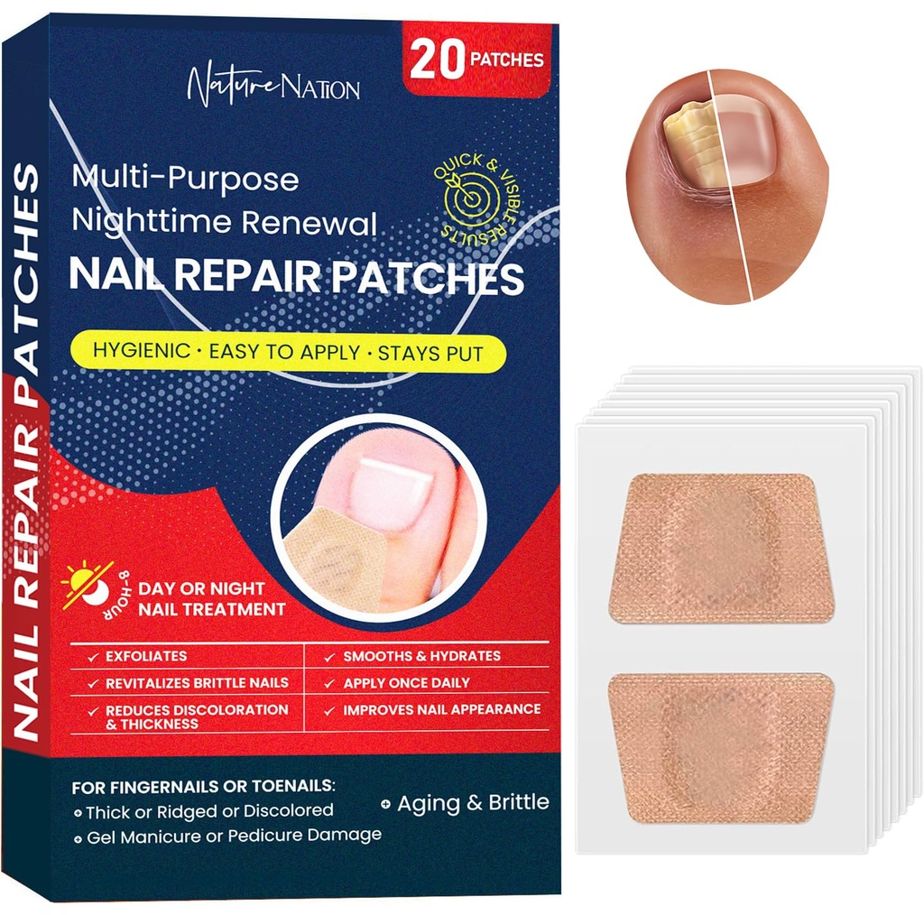 Perlakuan Nail Nail Purpose Multiple, Pengobatan Fungus Nail untuk Toenail, Perawatan Toenail Toenail, Pengobatan Jamur Toe Nail Ekstra Kekuatan, Pelepasan Fungal Malam Malam Hari