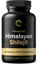 Shilajit Capsules High Strength Purified Primavie Shilajit Harowed at 10.000 Feet from the Himalaya Mountains Rich in Fulvic Acid & Trace Minestrate 3rd Party Tested 100% Natural Made in USA (60)