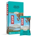 CLIF BARS - Energy Bars - Cool Mint Chocolate - With Caffeine - Made with Organic Oats - Plant Based Food - Vegetarian - Kosher (2.4 Ounce Protein Bars, 12 Count) Packing May Wary