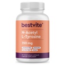 BESTVITE N- Acetyl L- Tyrosine 350mg (NALT) (120 Capsules) - Tidak ada Stearat - Non GMO - Gluten Bebas