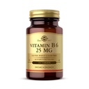 Solgar Vitamin B6 25 mg, 100 Tablet - Mendukung Energi Metabolisme, Sistem Gugup Jantung & Kesehatan - Tambahan Kompleks B - Vegan, Gluten Free, Dairy Free, Kosher - 100 Servings
