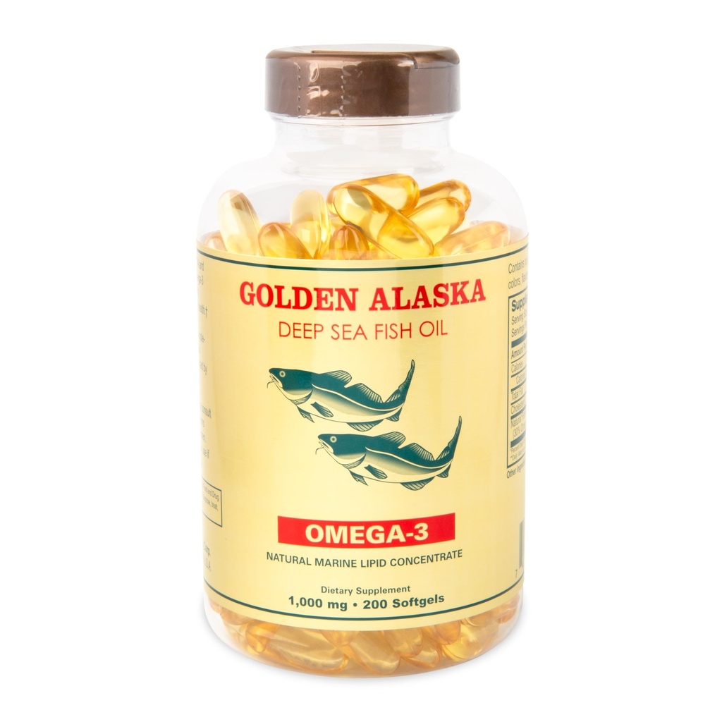 Omega 3 Alaska Deep Fish Oil 10000mg 200 Softgels