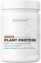 Vegan Protein Powder Chocolate, 22g Plant Based Protein, Organik Pea & Brown Rice Protein untuk Dukungan dan Pemulihan Otot, Dibuat di Amerika Serikat - Vegan, Non- GMO, Gluten Bebas