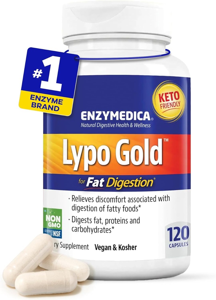 INZYMEDICA LIpo Gold, 120 Count