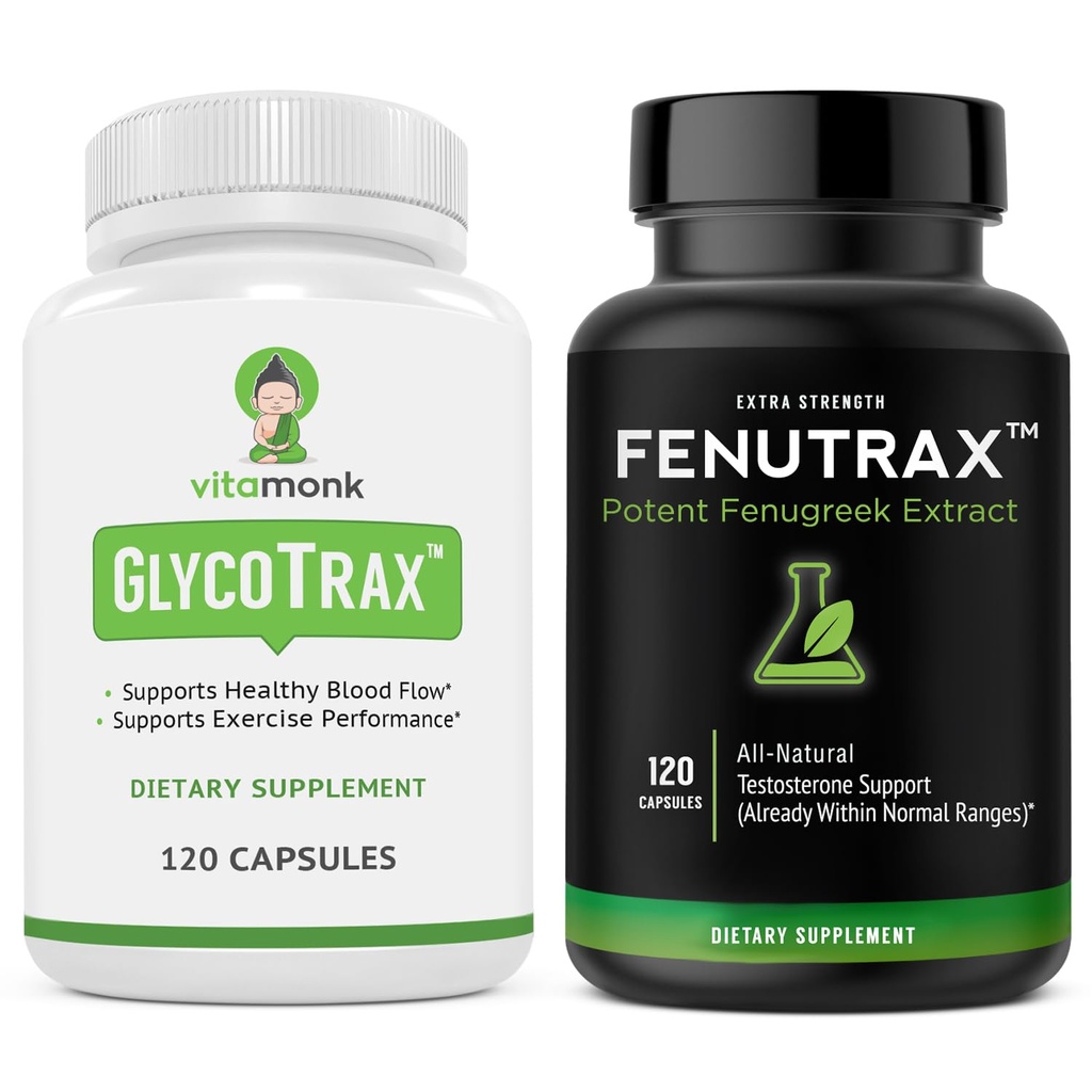 VitaMonk Fenugreek Ekstrak Benih & GPLC - Mendukung Sirkulasi dan Testosteron Sehat