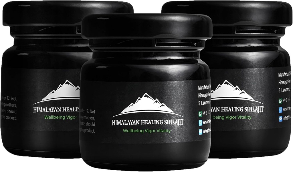 Murni Himalaya Organik Shilajit Resin Tambahan 124; Berisi Acid Fulvic dan Trace Minerals 124; Authentic dan Natural 124; 150 Grams