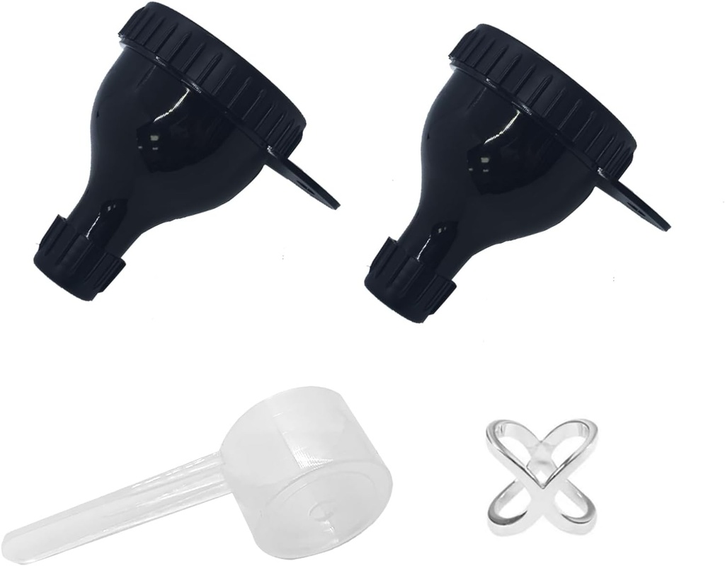 Kontainer Powder Protein untuk go Portable Supplement Funnels dengan Shaker Bottle Balls & Spoon Portable Dispenser Container for Fitness and Travel On- the Go Suppplemen Penyimpanan dan Solusi Berisi