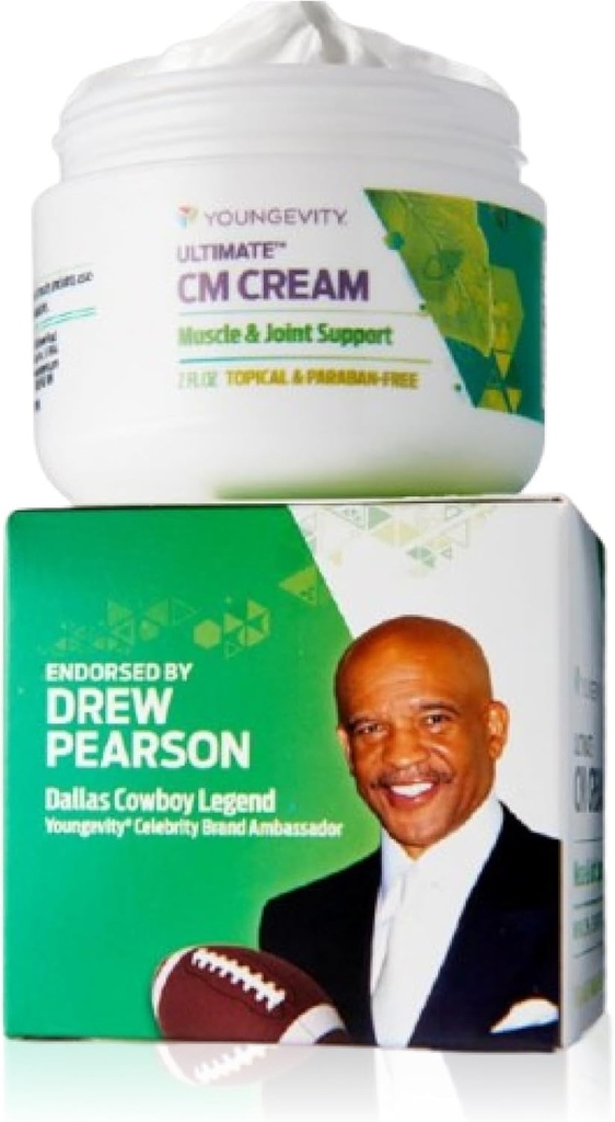 Ultimate CM Cream ™ - Muscle and Joint Deep Soothing Analgesic Cream - Paraben Free - Back, Neck, Hand, and Feet Pain Support - Menthol 1.4% - (2 oz Jar)