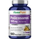 NusaPure Pocosanol 100mg 180 Veggie Capsules (Vegan, Non- GMO)