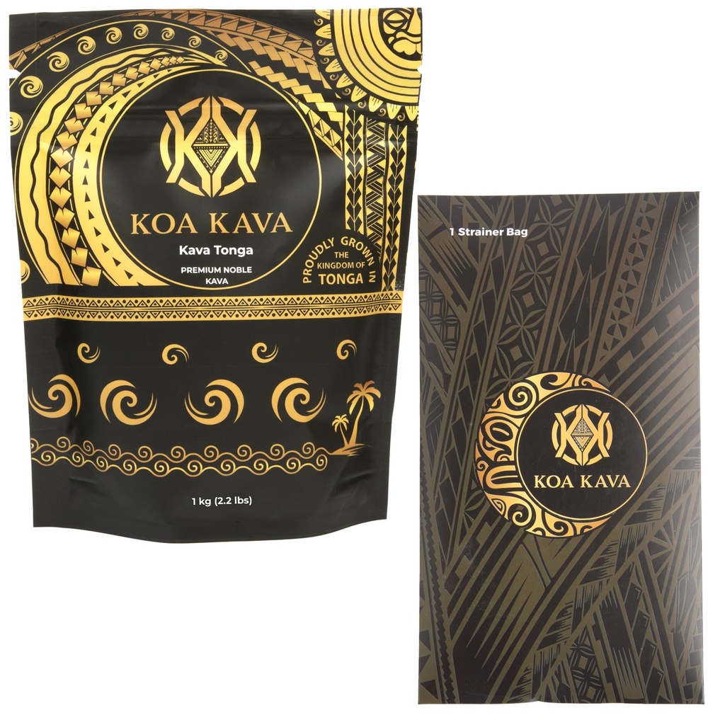1 Kg Kava Tonga ditambah Bundle Strainer
