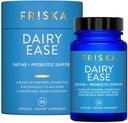 FRISKA Dairy Ease 124; Digetical Enzymes and Progities Suplement; Promotes Better Distrable 124; Natural Laktosa Relief & Dukung 124; 30 Kapsul