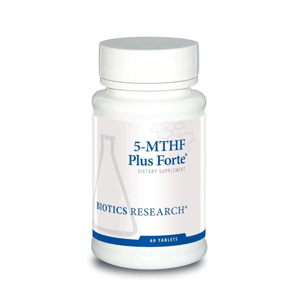 Riset Biotika Biotika Riset 5- MTHF Plus Forte - Program Kesehatan Otak Tenang Relaxed Mood dan Serotonin Produksi 60 Kapsul