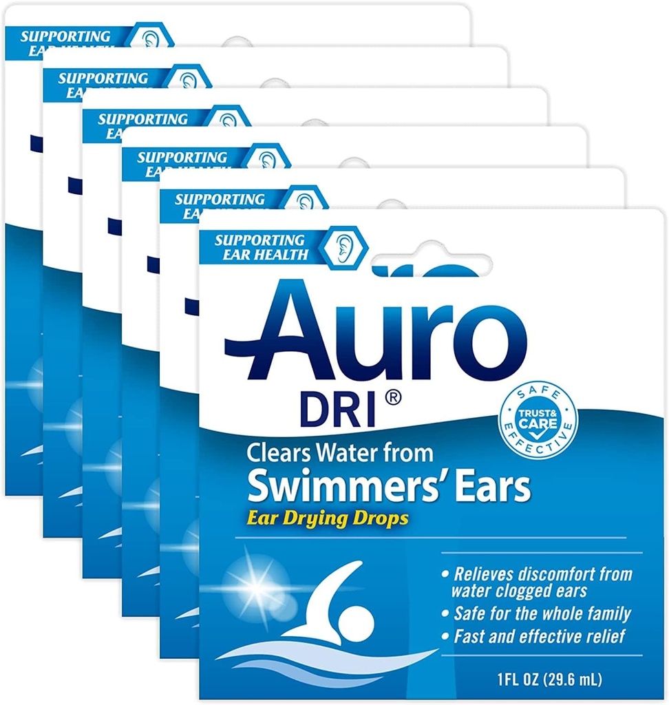 Auro- Dri Ear Water- Drying Aid 1 fl oz (Kuantitas 6)