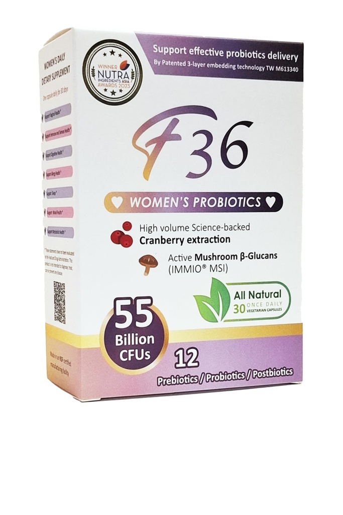 Prosolusi bagi Perempuan 55 Milyar CFU - Vaginal & Digetical Health, Imune Support, Sleep & PH Keseimbangan - dengan Cranberry, Glucan, Pretency & Postales - Setelah Daily Capsule Pack