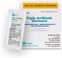 Globe (25 Paket Antibiotik Triple Paket Tunggal, Kotak Bantuan Pertama untuk Scratches Minor, Wounds, Cuts, dan Burns, Infeksi Prevention, Kompeksi Ingreasi Aktif untuk Memimpin Ukuran Perjalanan, 0.9g