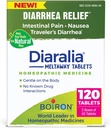 Boiron Diaralia Tablet for Diare Relief, Gas, Bloating, Instinal Pain, and Travler 's Diare - 120 Cacah (2 Paket 60)