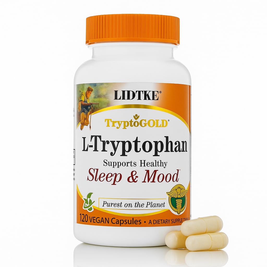 Lidtke Technologies L- Tryptophan Capsules, 120 Count