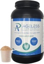 Chocolate Whey Protein Powder dan Collagen Peptides untuk dewasa. Mendukung pembangunan otot dan kesehatan bersama dengan protein 24g, kreatine, HMB, dan vitamin (30 Hamba, Coklat)