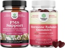 Bundle of Advanced PMS Supplement for Low Energy and Hormone Balance for Women of All Ages - PMS Gummies