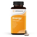 LifeSeasons Energy - Vitality Booster Energy for Fisik and Cognitive Strange - No Jitters - Increases Stamina - Berisi Teh Hijau dan L- Theanine - 60 Count (Paket 1)