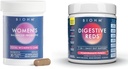 BiOHM Women 30B CFU & 210 oz Estical Digetical Reds Powder Bundle, Comprehensive Gut & Vaginal Health Support, Rich in Antioksidants, Enzymes, Vitamin