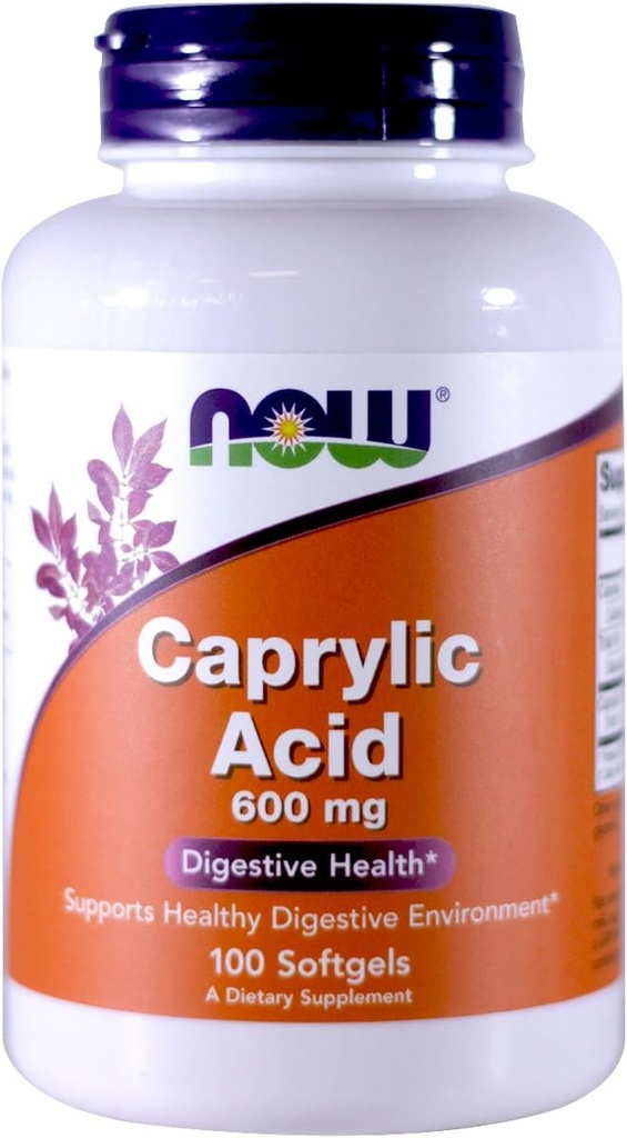 Sekarang Foods Caprylic Acid 600mg, 100 Softgels - (Paket 2)