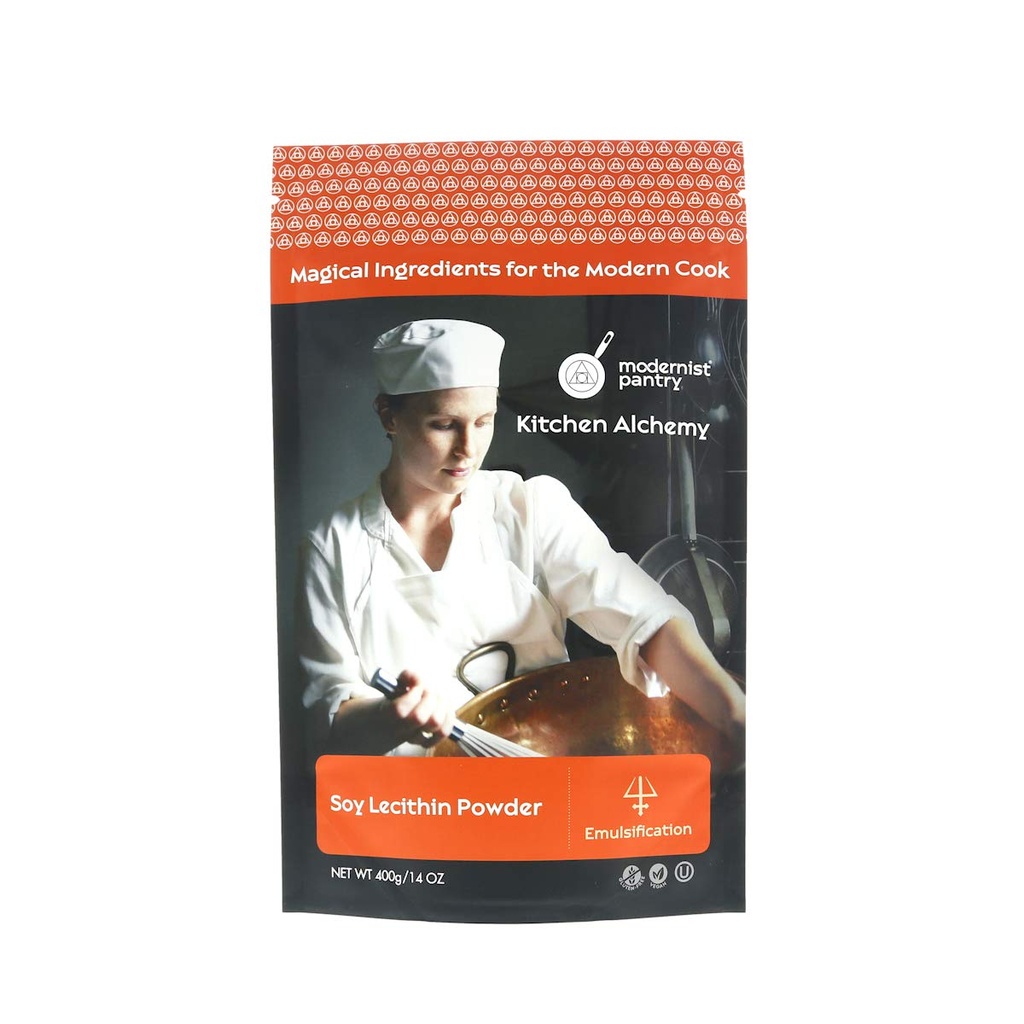 Murni Lecithin Soy Powder Vegan OU Kosher Sertifikasi - 400g / 14oz