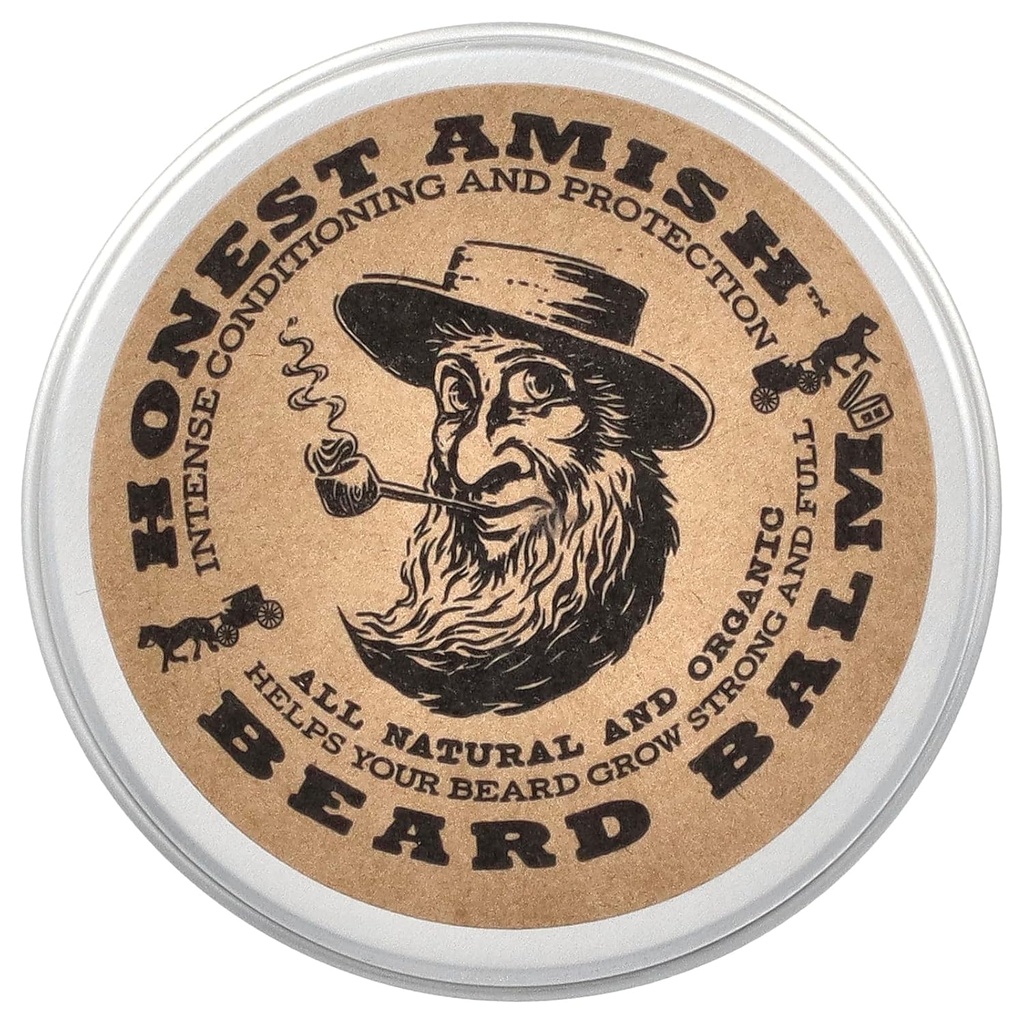 Jujur Amish Balm Leave- di Conditioner - Dibuat dengan hanya Natural dan Organik Ingrediens - 2 Ounce Tin