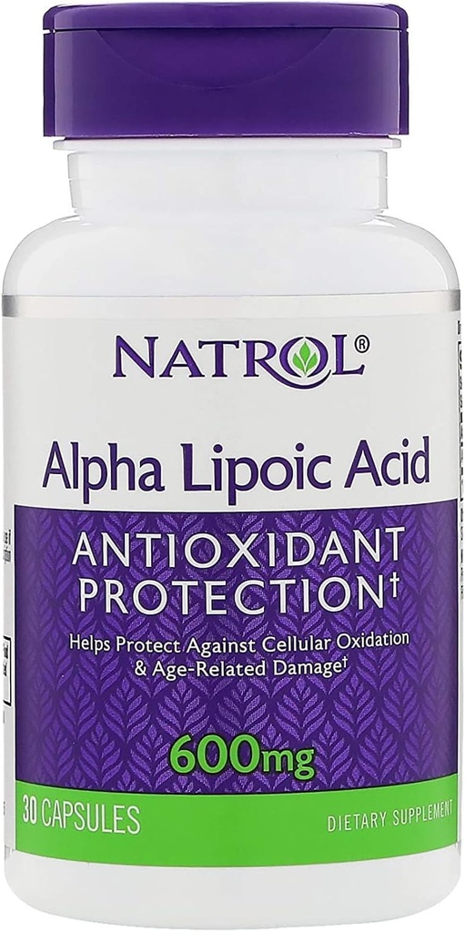 Natrol Alpha Lipoic Acid 600 Mg, hitungan 30