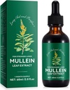 Ekstrak Daun Mullein yang generik - Lung Aid & Purifier - Dukungan Respiratory & Lembut Lung Cleanse - Pernapasan Sehat - Natural & Safe - Absorpsi Cepat - Vegetarian - 60ml, Persediaan 1 Bulan