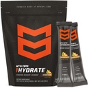 MTN OPS Hydrate Electrolytes Powder Mix, 20 Single Serving On- TheGo Electrolite Packs dengan lebih dari 100mg Electrolytes per Serving, Mangga Peach