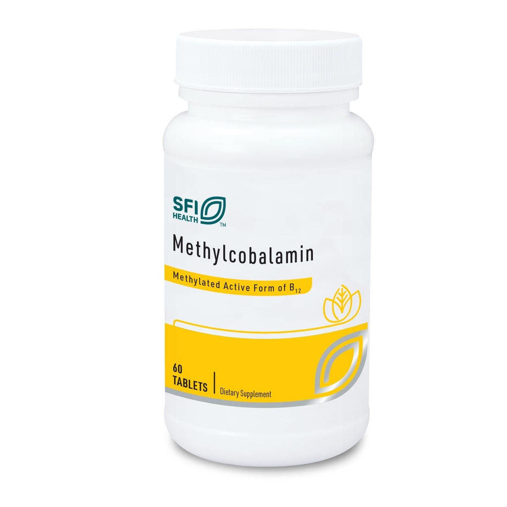 Klaire Labs SFI Health Methylcobalamin Lozenges - 5000 Micrograms Vitamin B12 untuk Dukungan Kognitive & Cardiovascular, Hipopullogenik & Natural Cherry Flavor (60 Fast Dissolve Tablets)