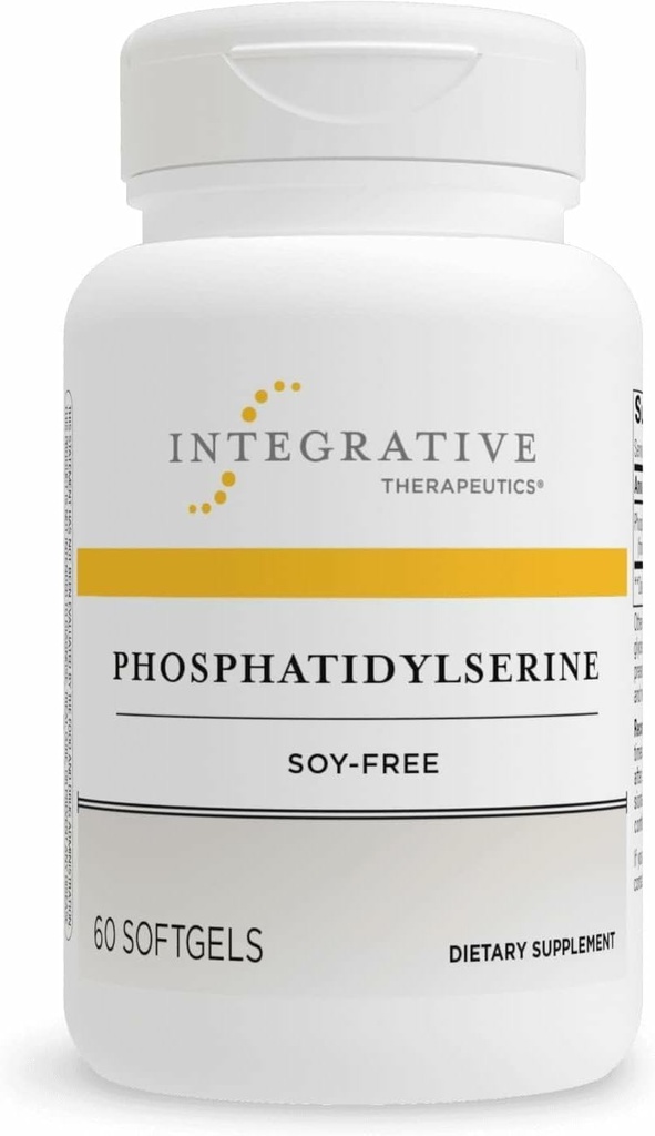 Terpadu Therapeutics Pfoshatidyserine - Fungsi Otak Suplemen * - Mendukung Respon Stres Sehat * - Gluten- Free, Soy- Free & Dairy- Free - 60 Softgels (60 Hamba)