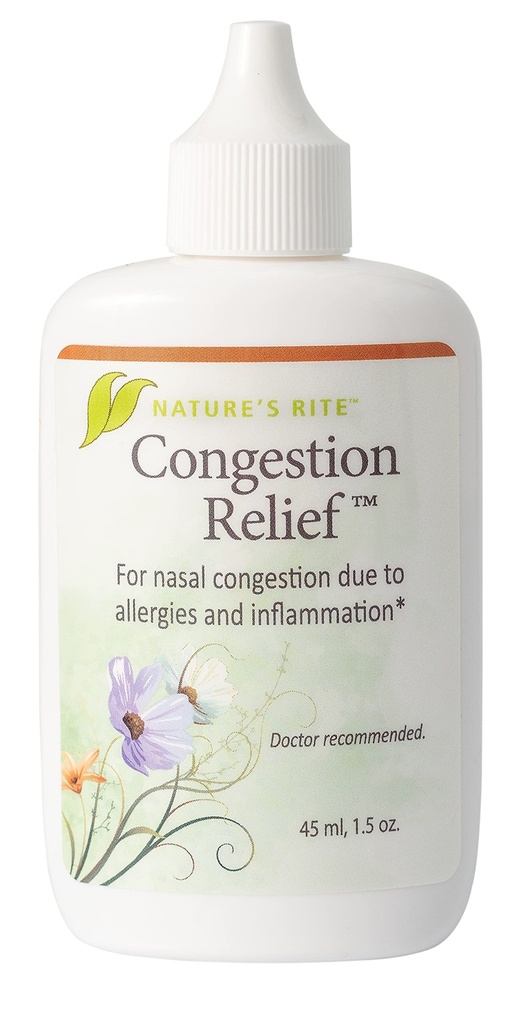 Nature 's Rite Nasal Spray Decogestant, Bantuan Ketegangan, 1,5 oz.
