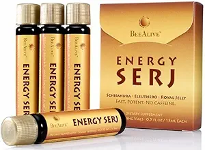 Energi SERJ dengan Schisandra, Eleuthero dan Royal Jelly untuk No Caffeine Energy Boost