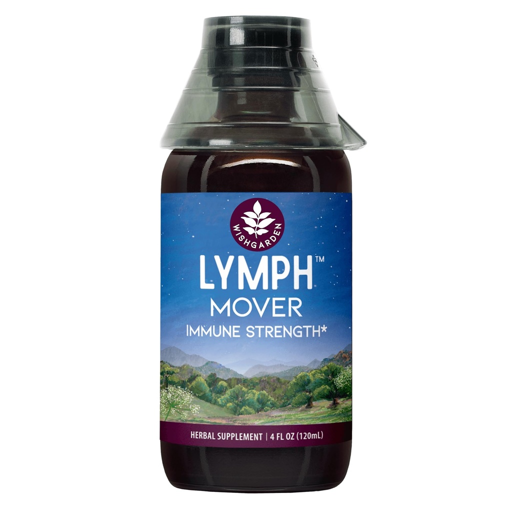WishGarden Herbs Lymph Mover Imune Stromune Power - Natural Herbal Lymphaage Drainage dan Lymphatic Cleanse Suplemen dengan Echinacea untuk Dukungan Imune, Mendukung Fungsi Sistem Lymphatic Heally, 4oz