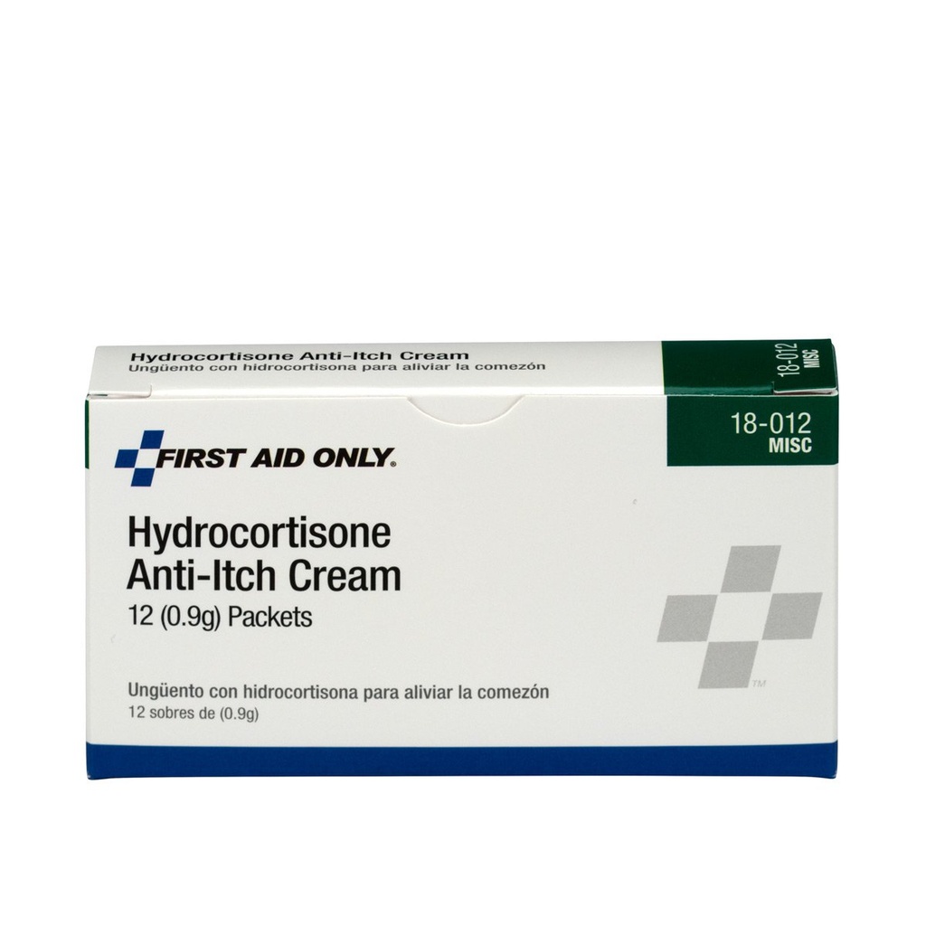 Pertama Aid Hanya 18012 Hydrocortisone Cream Packets, 12 Count