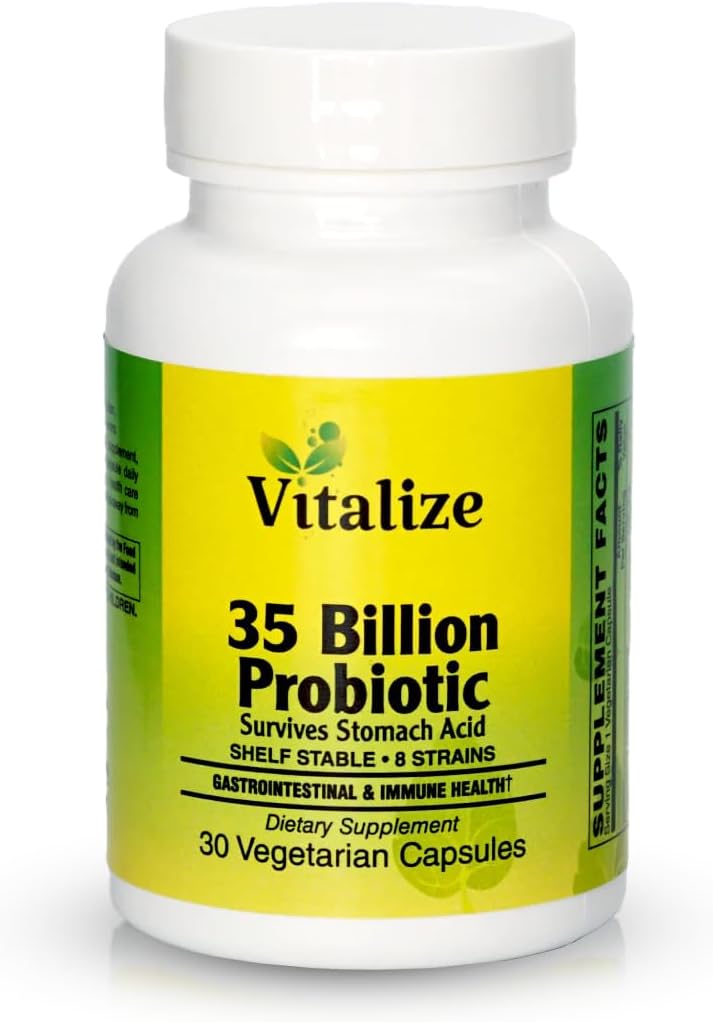 UVitalisasi - 35 Miliar PROBIOTIC 124; Propolefor Women & Men 124; Probiotic Stains 8 Probiotic 124; Dukung Metabolisme dan Digetical Health 124; Vegan Probiotic Ctsules untuk All 126; 30 Vegetarian Capsules