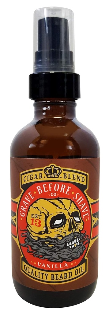 Grave Sebelum Shave Beard Oil (Cigar Blend) 4 oz. Botol