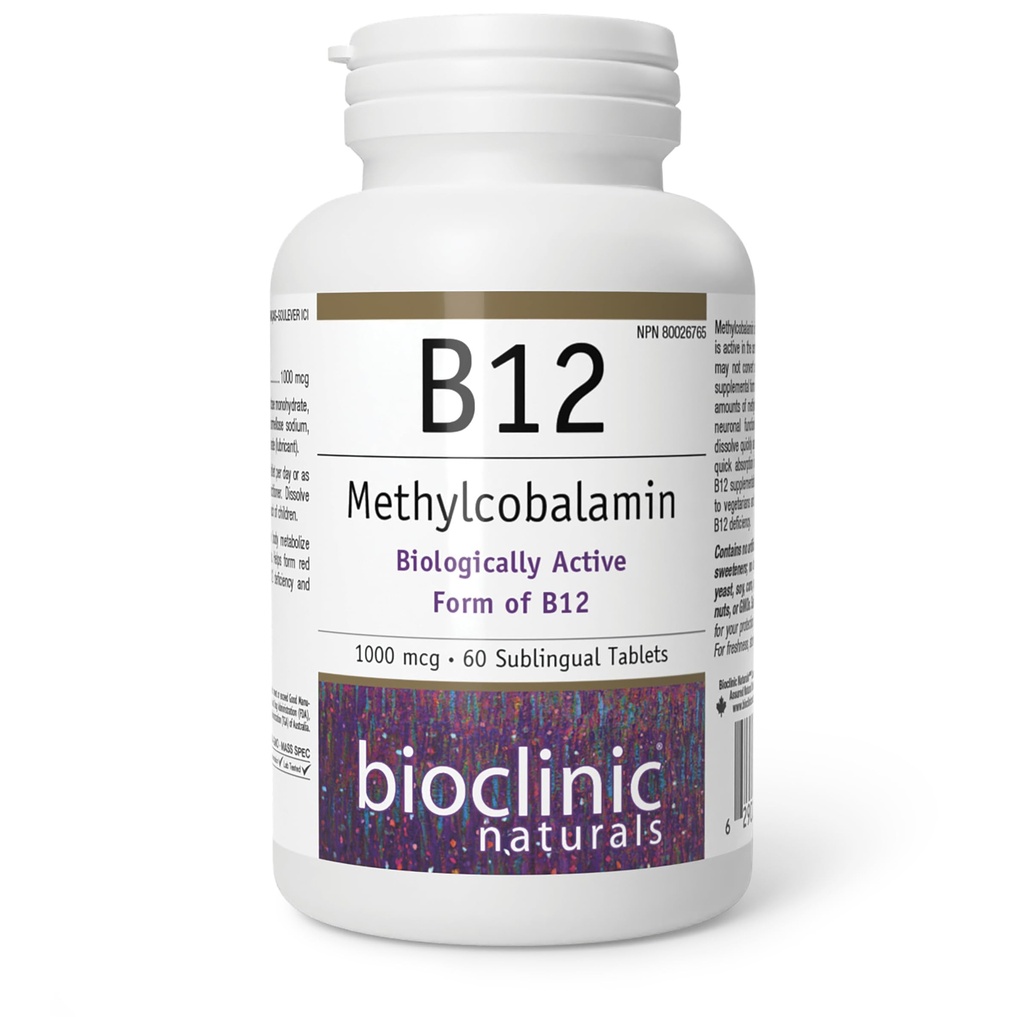 Bioklinik Natural - B12 Methylcobalamin 1000 mcg 60 loz