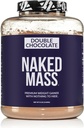 Nasked Double Chocolate Mass - 1,260 Kalories, 50G Protein, Tidak ada Artificial. Semua Powder Gainer Gainer Natural - 8Lb Bulk, GMO Free, Gluten Free & Soy Free