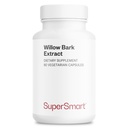 Supersmart - Willow Bark Extract 530mg per hari (High Potency) - 15% Salicin - Natural Willow Herb Suplement 126; Non-GMO & Gluten Free - 60 Vegetarian Capsules