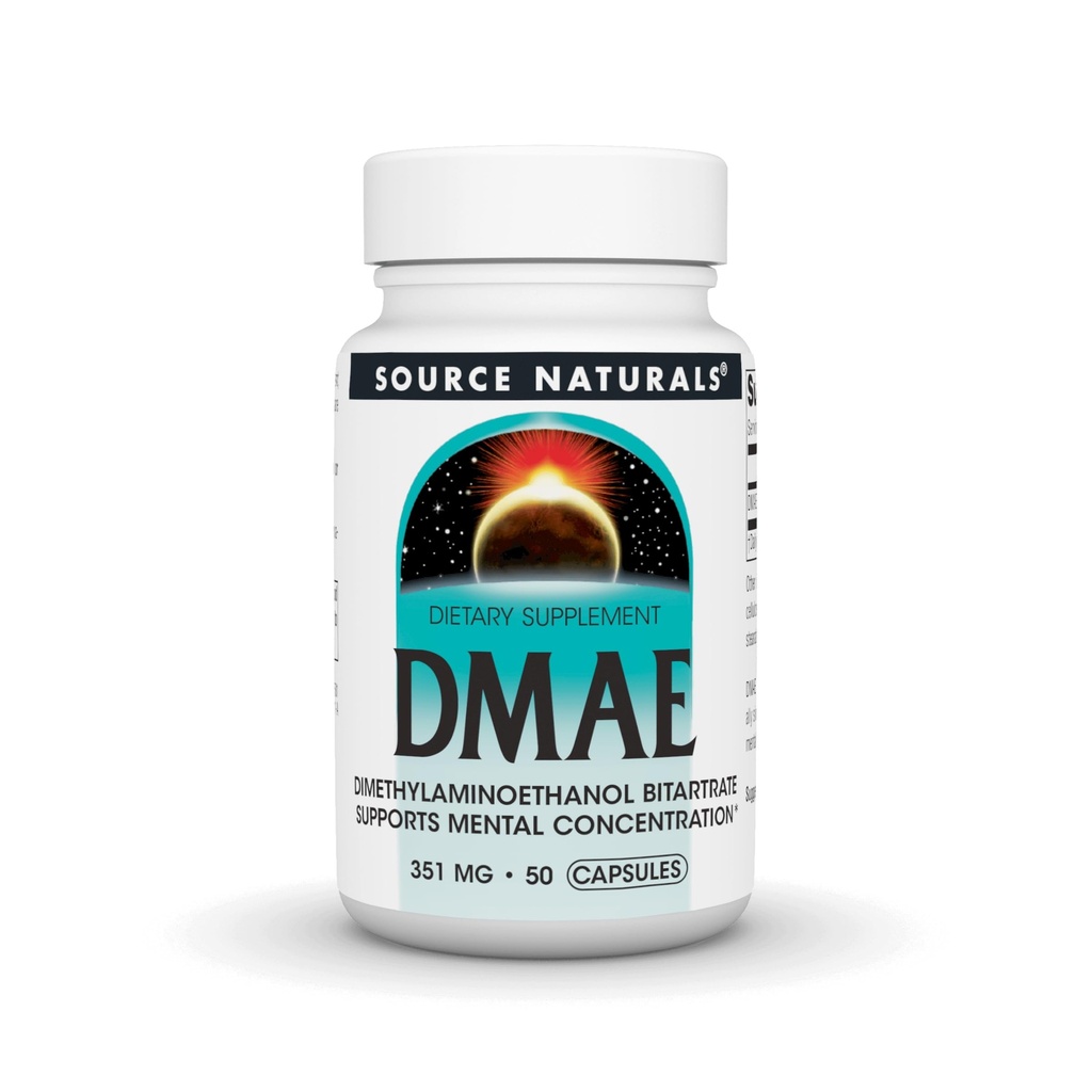 Sumber DMAE, Dimethylaminoetanol Bitartway - Support Mental Konsentrasi - 50 Kapsul